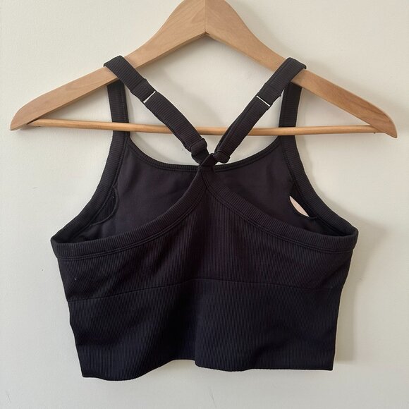 ALO YOGA Seamless Ribbed Favorite Bra Tank Medium - Picture 4 of 5